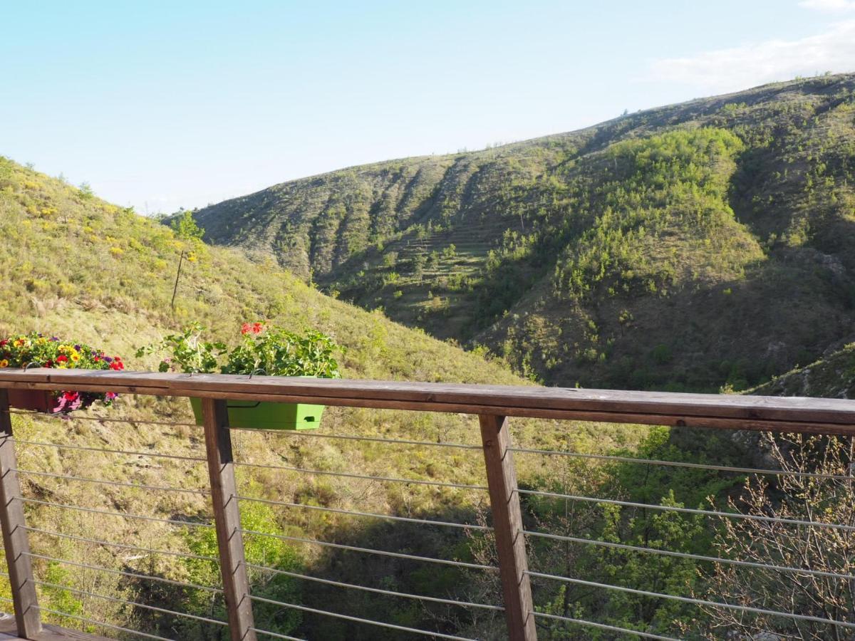 Chalet Sur Pilotis Avec Piscine Privee Lucéram Exterior foto